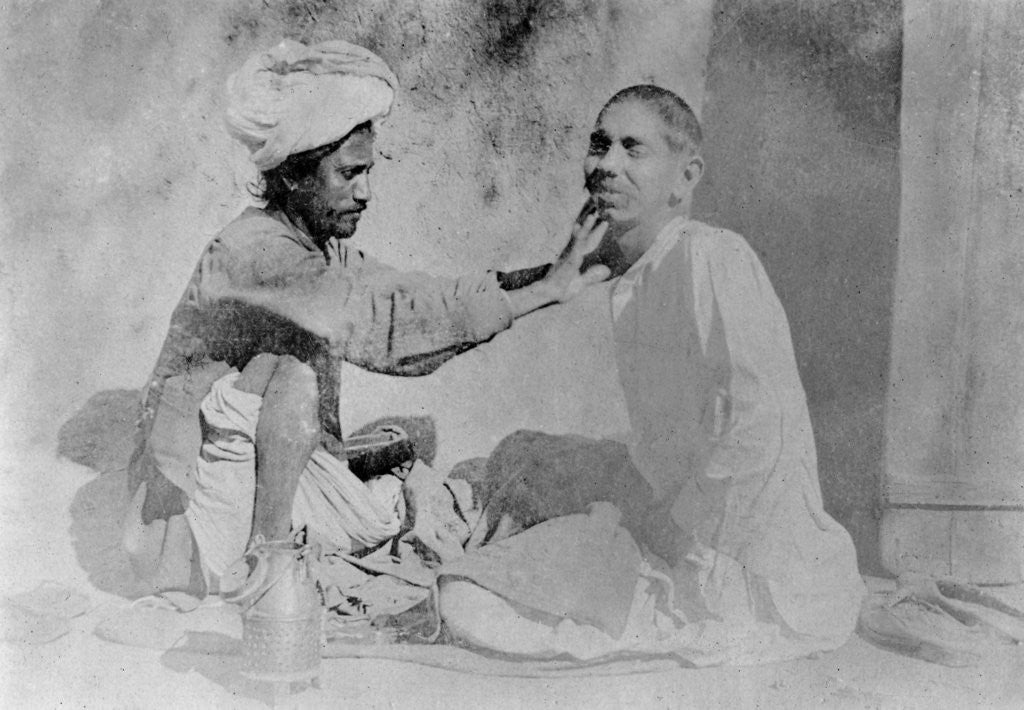 Detail of Barber, Chakrata, India by Anonymous