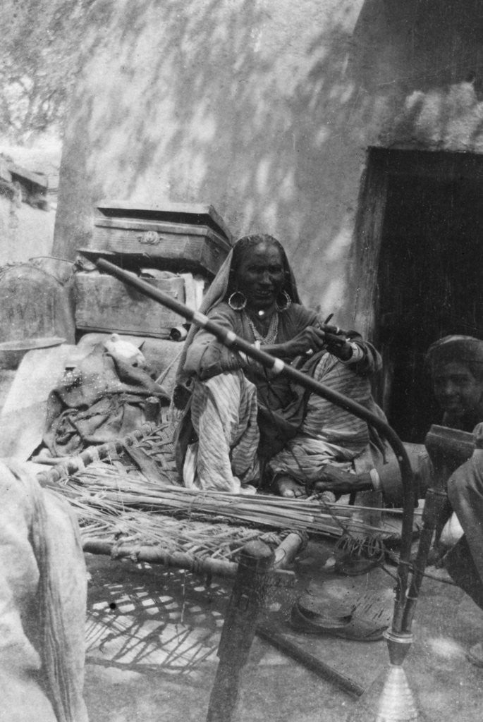 Detail of Indian woman of the lowest caste, Howshera by Anonymous