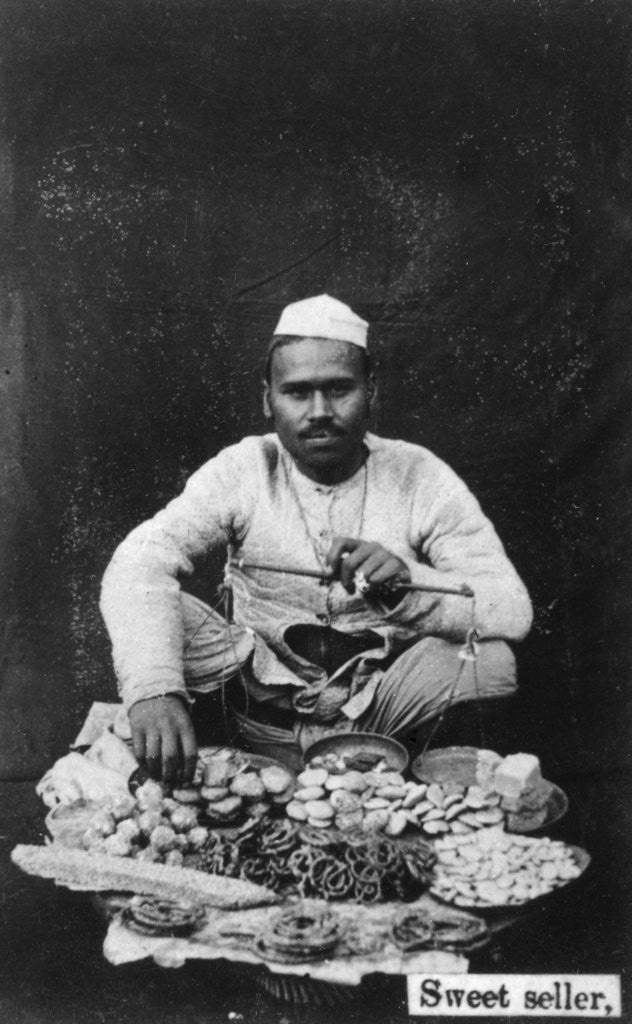 Detail of Sweet seller by Anonymous