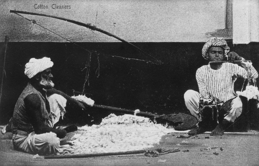 Detail of Cotton cleaners, India by Anonymous