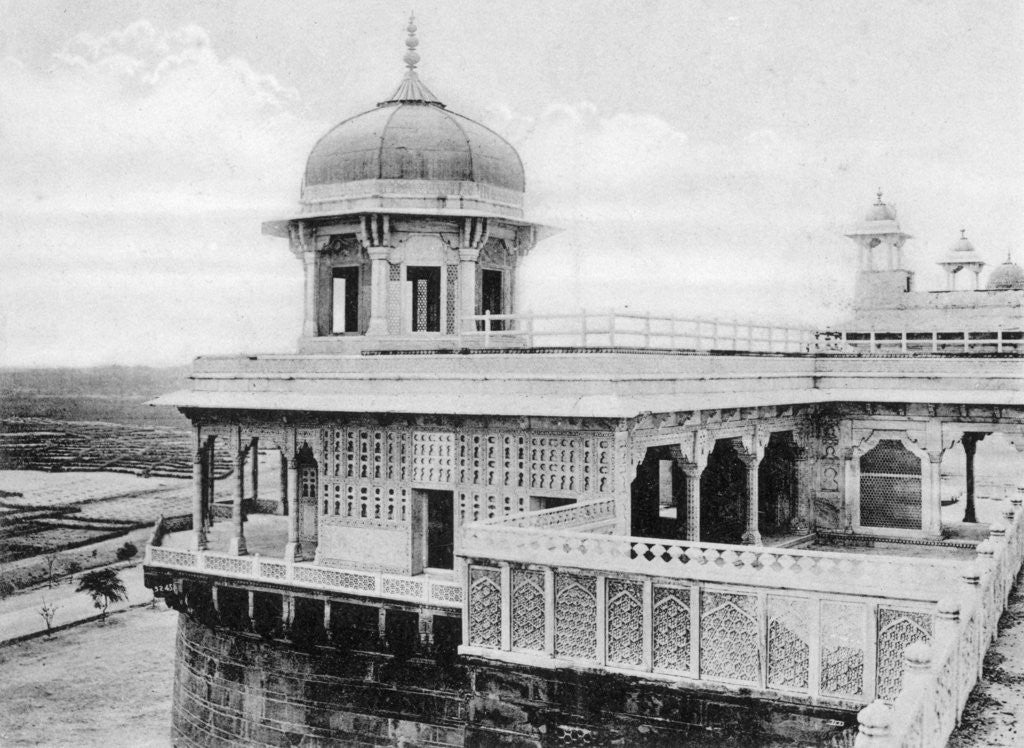 Detail of The Golden Pavilion near Jumna, Agra by Anonymous