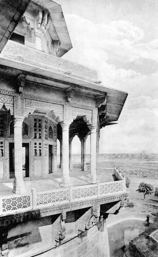 Detail of Samman Burj balcony at Agra Fort by Anonymous
