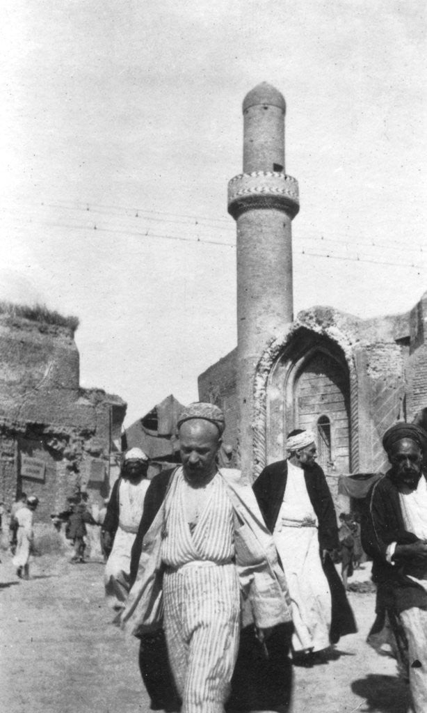 Detail of Arab street scene, Iraq by Anonymous