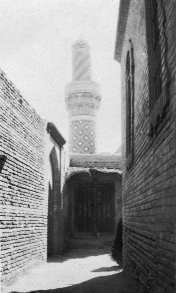 Detail of Backstreet and old mosque, Baghdad, Iraq by Anonymous