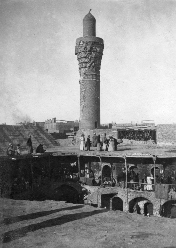 Detail of Suq al-Ghazl Minaret, Baghdad, Iraq by Anonymous