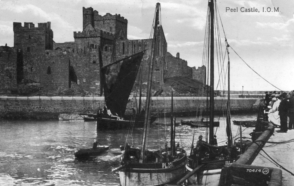 Detail of Peel castle, Isle of Man by Anonymous