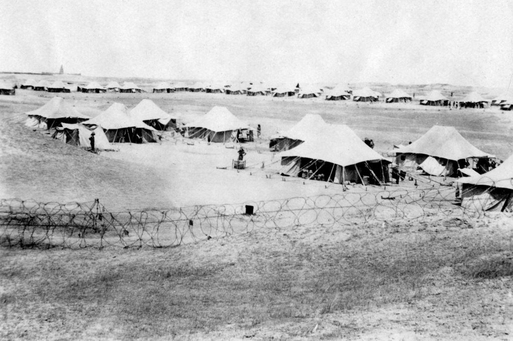 Detail of 1/5 RWR battalion camp, Samarra, Mesopotamia by Anonymous