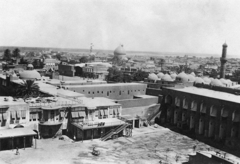 Detail of View of Baghdad from a block tower, 31st British general hospital, Mesopotamia, WWI by Anonymous