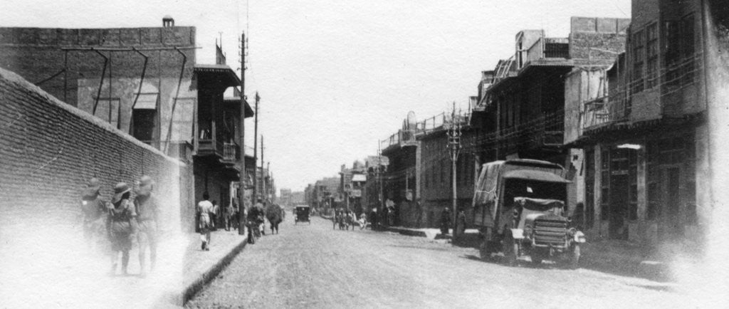 Detail of New Street, Baghdad, Mesopotamia, WWI by Anonymous