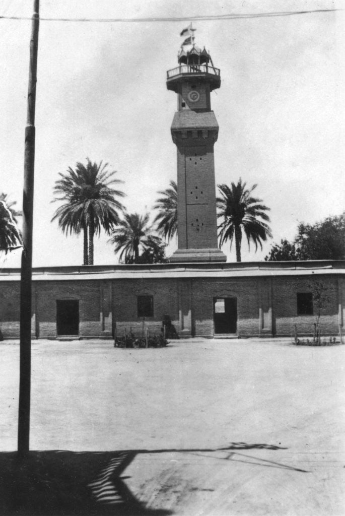 Detail of Block tower, 31st British general hospital, Baghdad, Mesopotamia, WWI by Anonymous