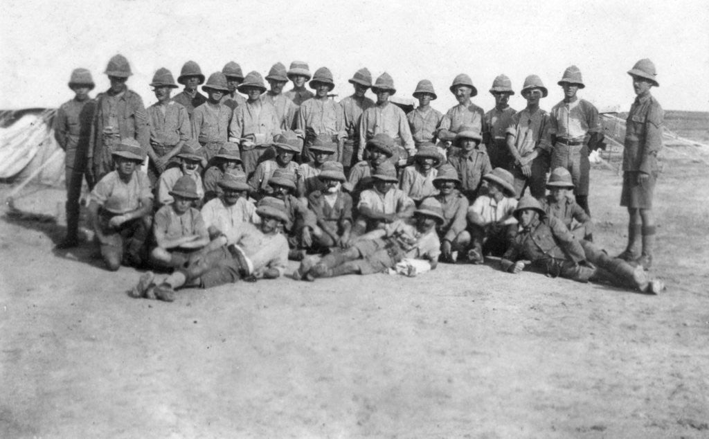 Detail of British army C group detachment, Mesopotamia, WWI by Anonymous