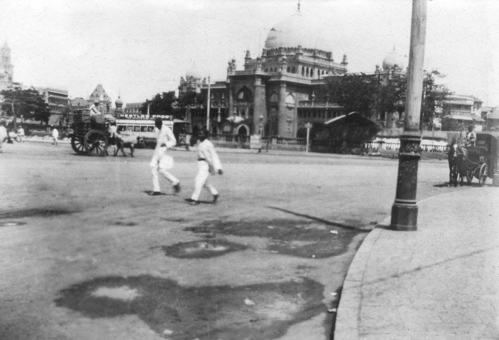 Detail of Lady Hardings war hospital, Bombay, India by Anonymous