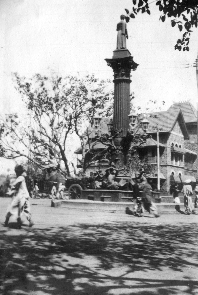 Detail of Parsee's memorial fountain, Mumbai, India by Anonymous