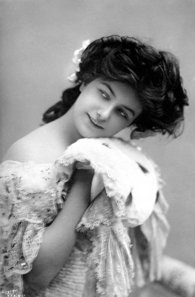 Detail of Ethel Oliver, actress by Rapid Photo Company