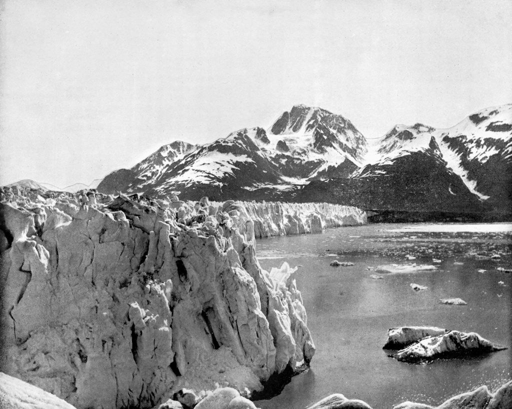 Detail of Muir Glacier, Alaska, USA by John L Stoddard