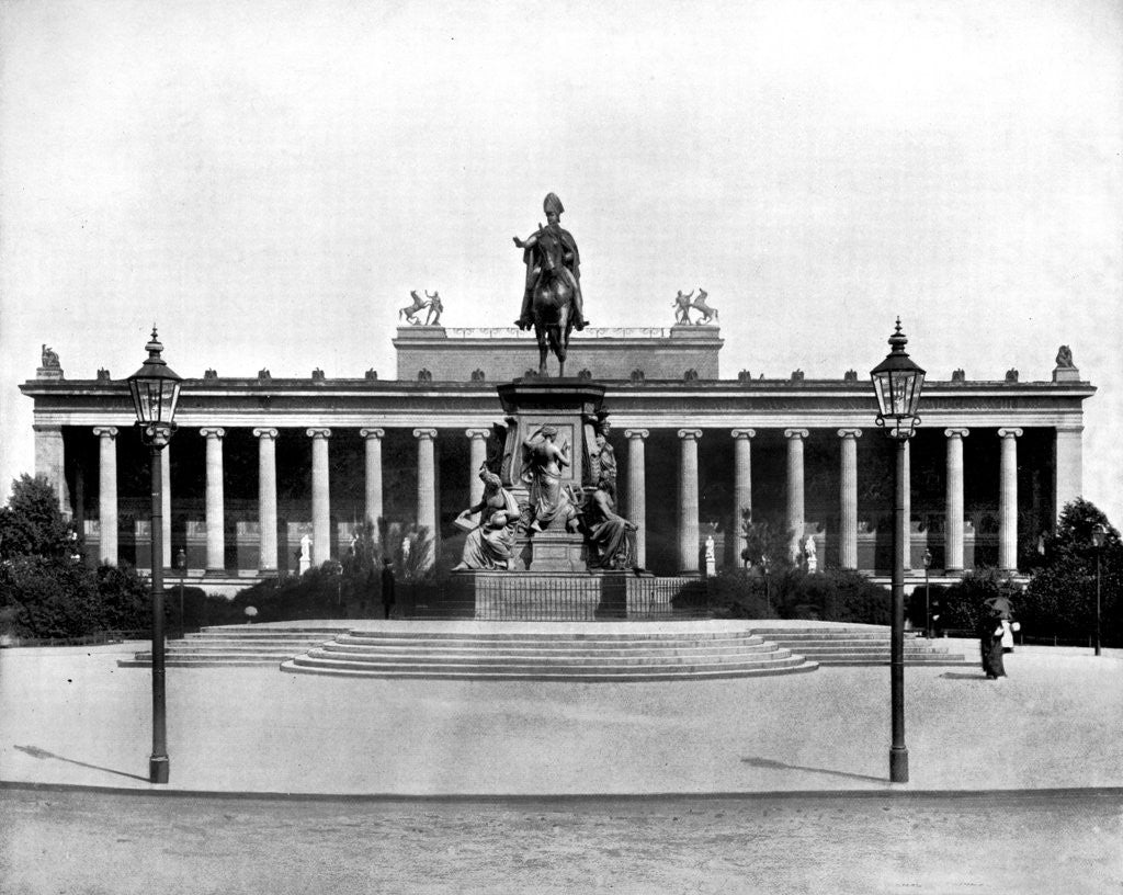 Detail of The Royal Museum, Berlin by John L Stoddard