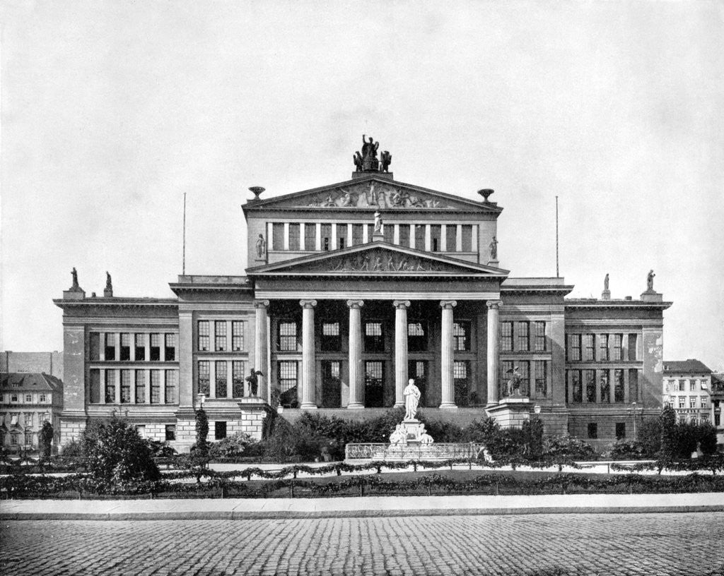 Detail of Comedy Theatre, Schiller Platz, Berlin by John L Stoddard