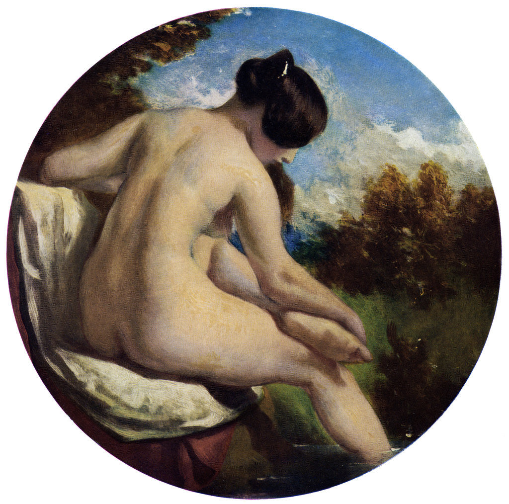 Detail of The Bather by William Etty