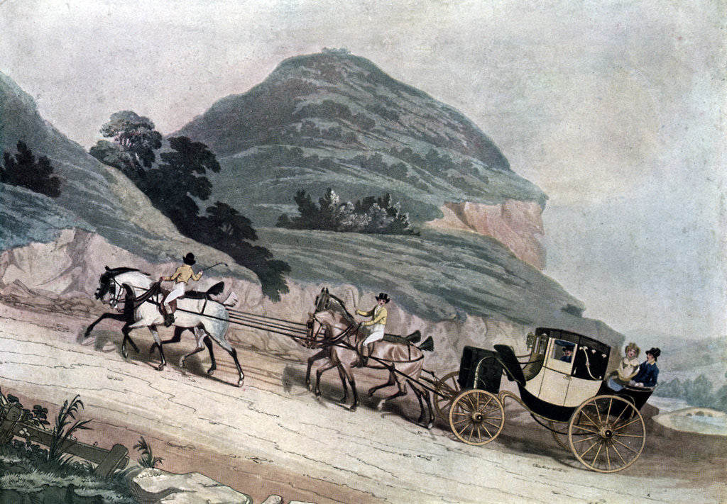 Detail of The Newly Elected MP, on His Way to the House of Commons' 1835 by Anonymous