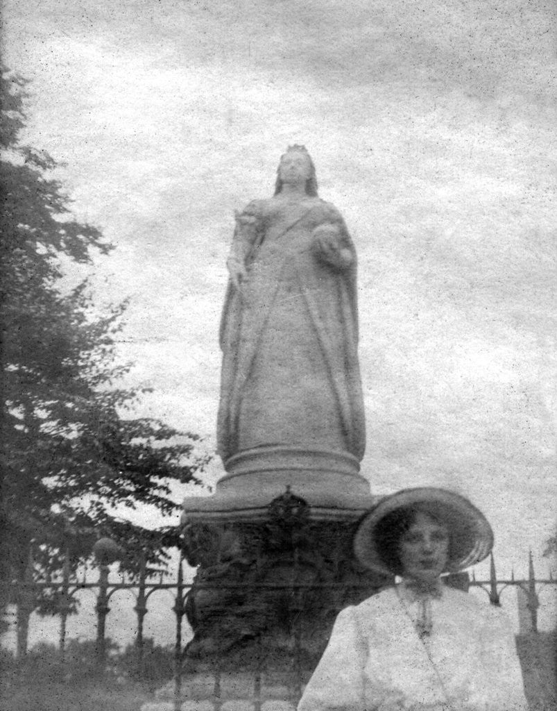 Detail of Queen Victoria's statue, College Green, Bristol by Joseph Edgar Boehm
