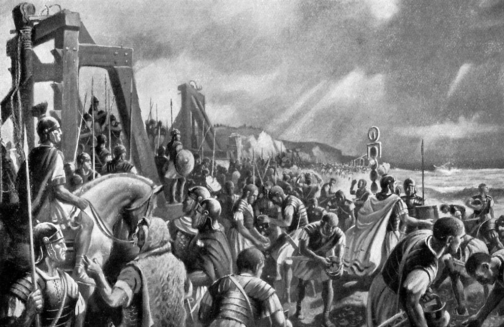 Detail of The Emperor Caligula on the shore of Boulogne, 40 AD by A MacKinlay