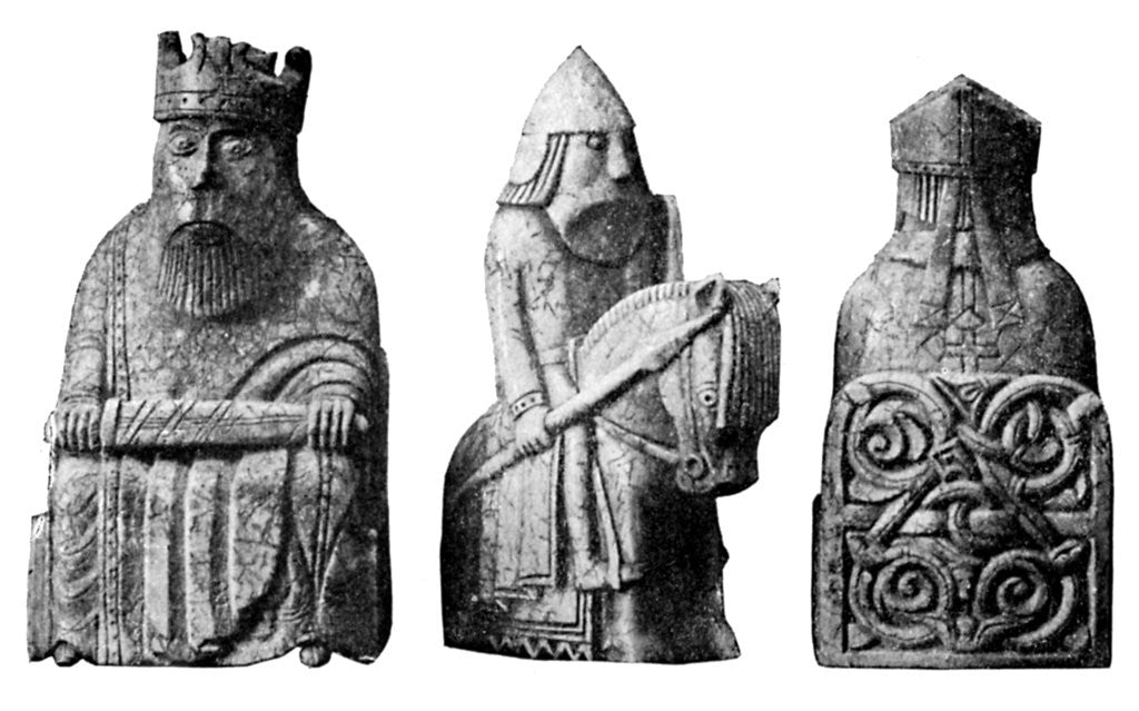 Detail of The Lewis Chessmen, (Norwegian?) by Anonymous