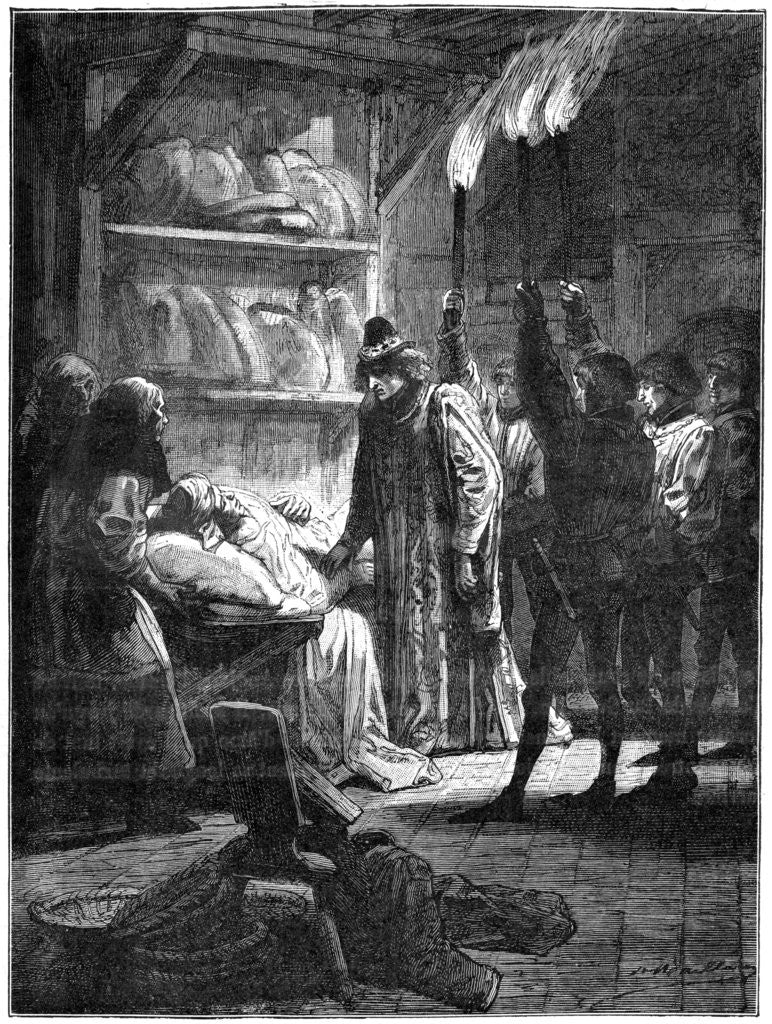 Detail of Olivier de Clisson tells the king who tried to assassinate him by Anonymous