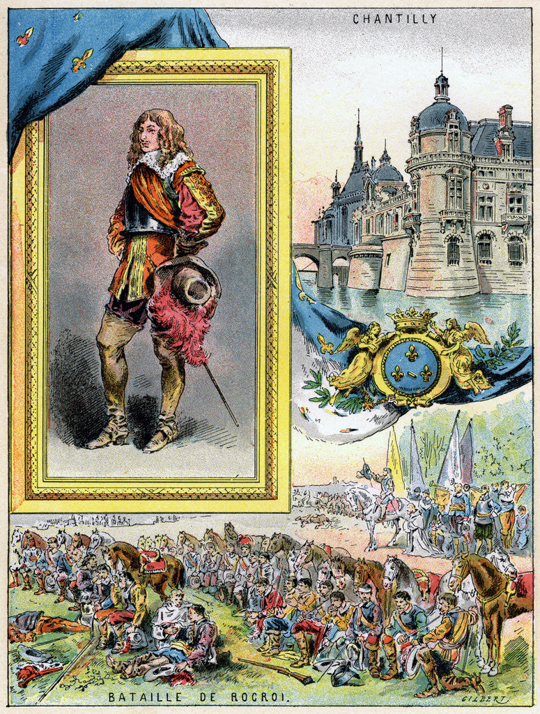Detail of Louis II de Bourbon, Prince de Condé by Gilbert