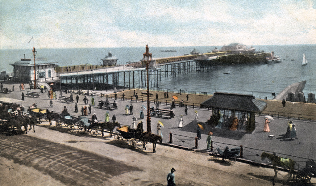 Detail of The West Pier, Brighton by Anonymous