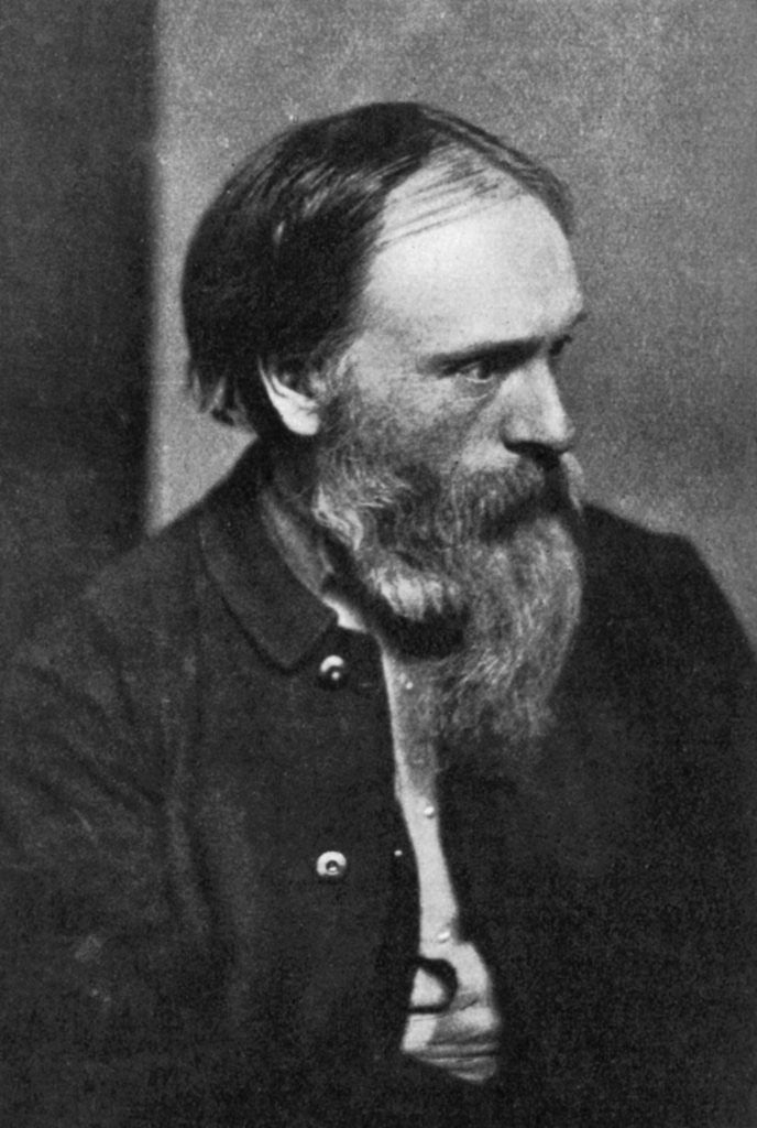 Detail of Sir Edward Coley Burne-Jones, English artist by Anonymous