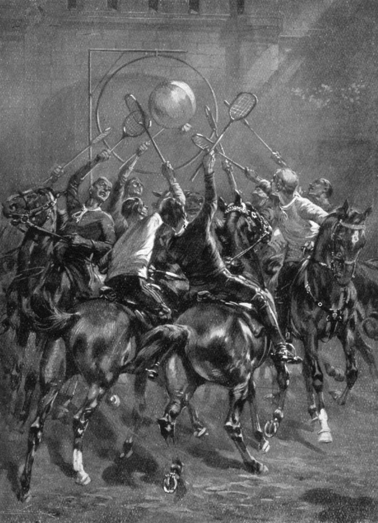 Detail of Aviation push-ball by Anonymous