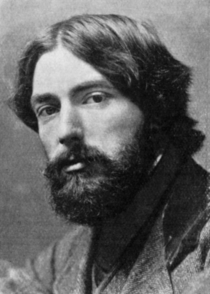 Detail of Augustus John, Welsh painter, draughtsman, and etcher by G C Beresford