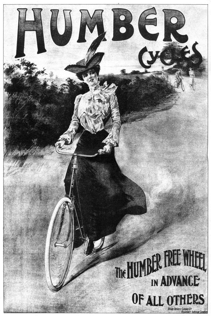 Detail of Advertisement for Humber Cycles by Thomas Humber