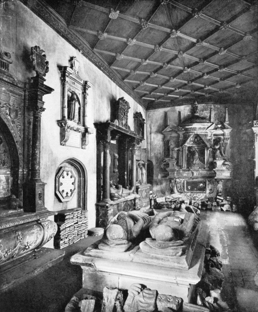 Detail of The Gaunts' Chapel, St Mark's Church, Bristol by CH Horton