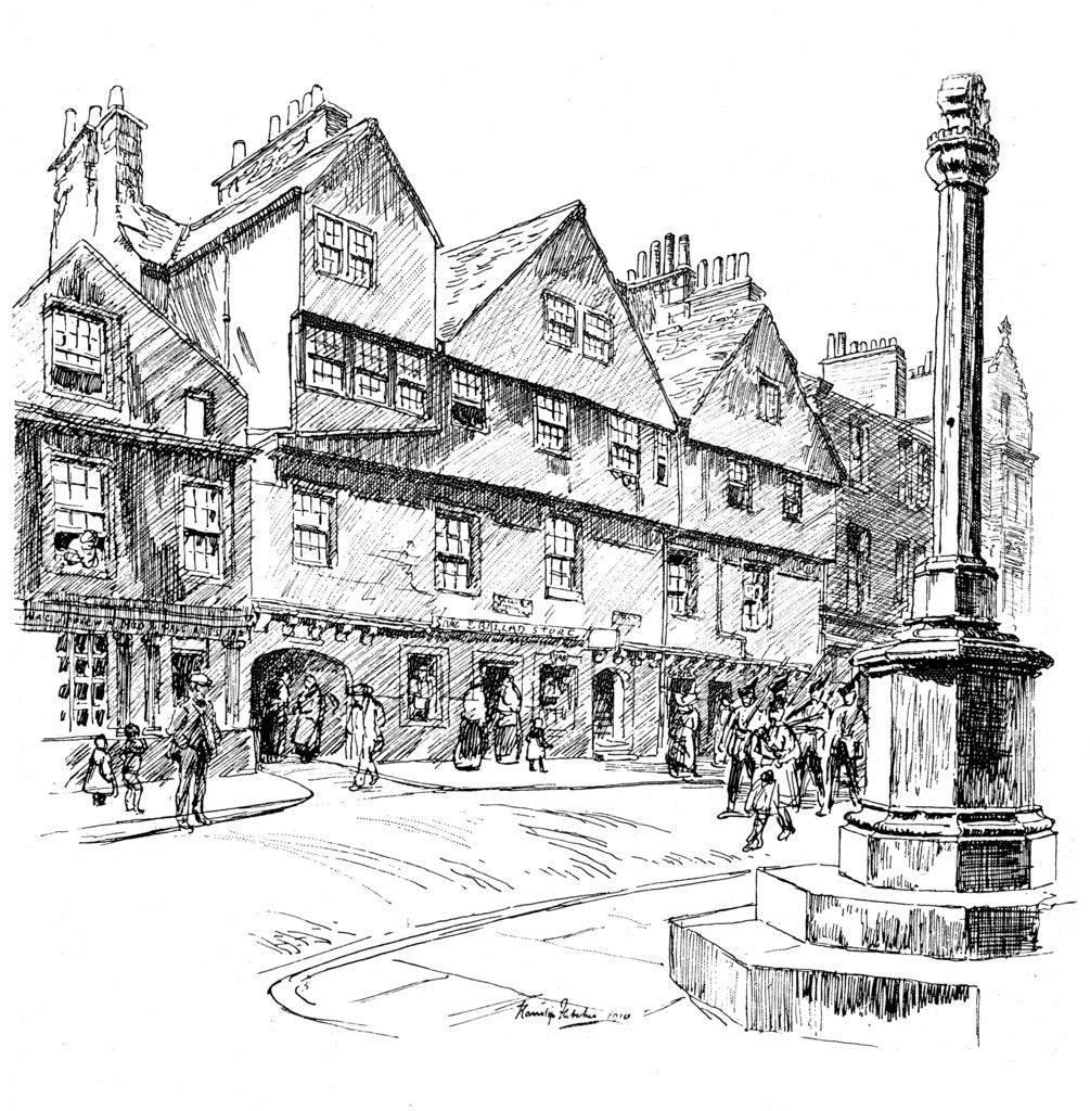 Detail of Bakehouse Close, Edinburgh by Anonymous