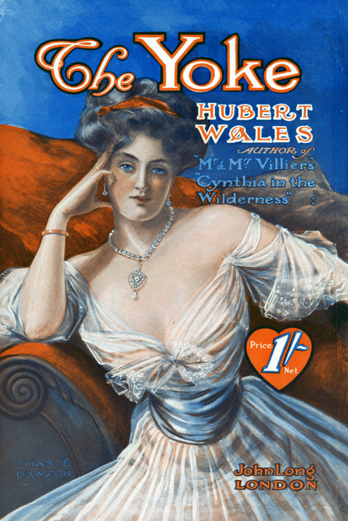 Detail of Advertisement for the book The Yoke, by Hubert Wales by Anonymous