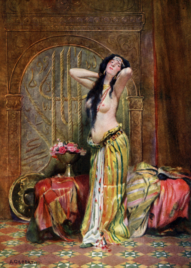 Detail of Eastern Girl by Albert Gilbert