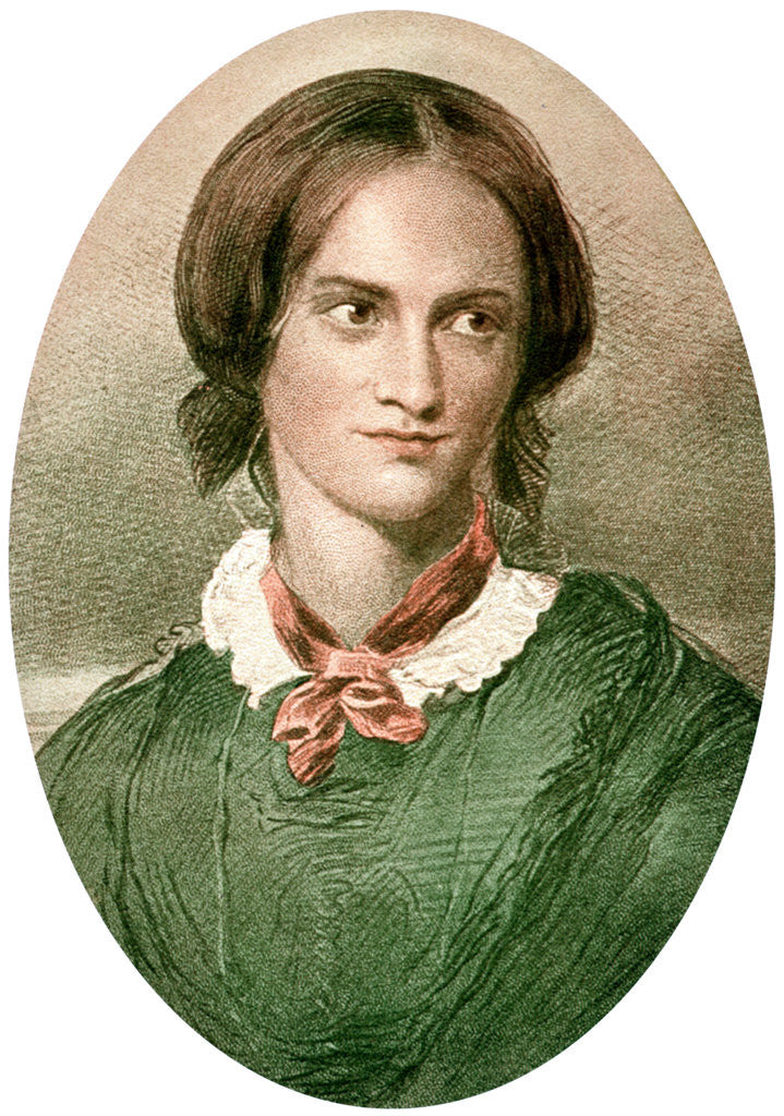 Detail of Charlotte Bronte (1816-1855), English novelist by Anonymous