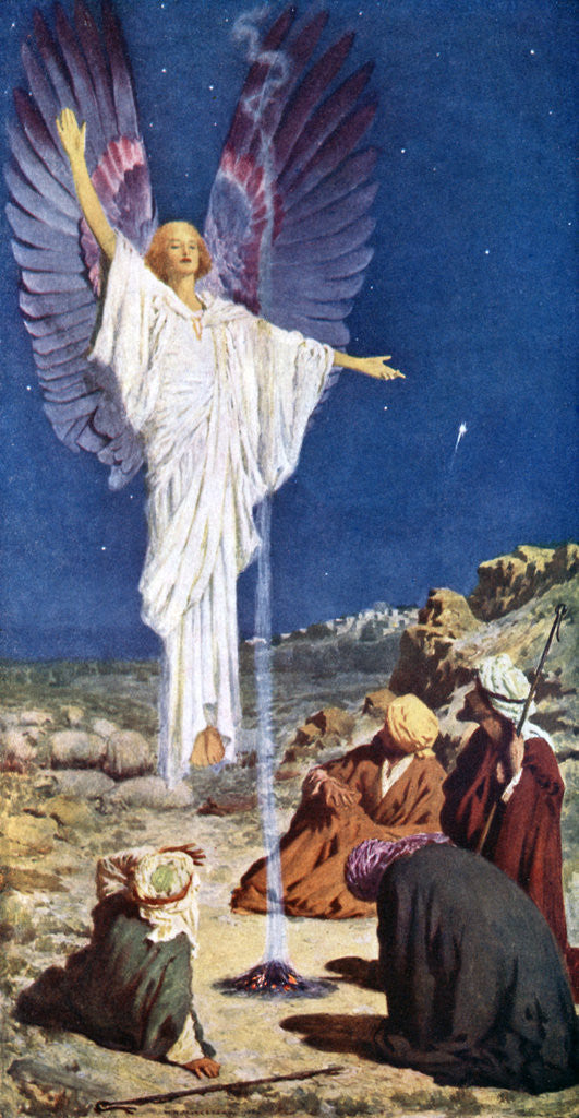 Detail of The First Noel by William Henry Margetson