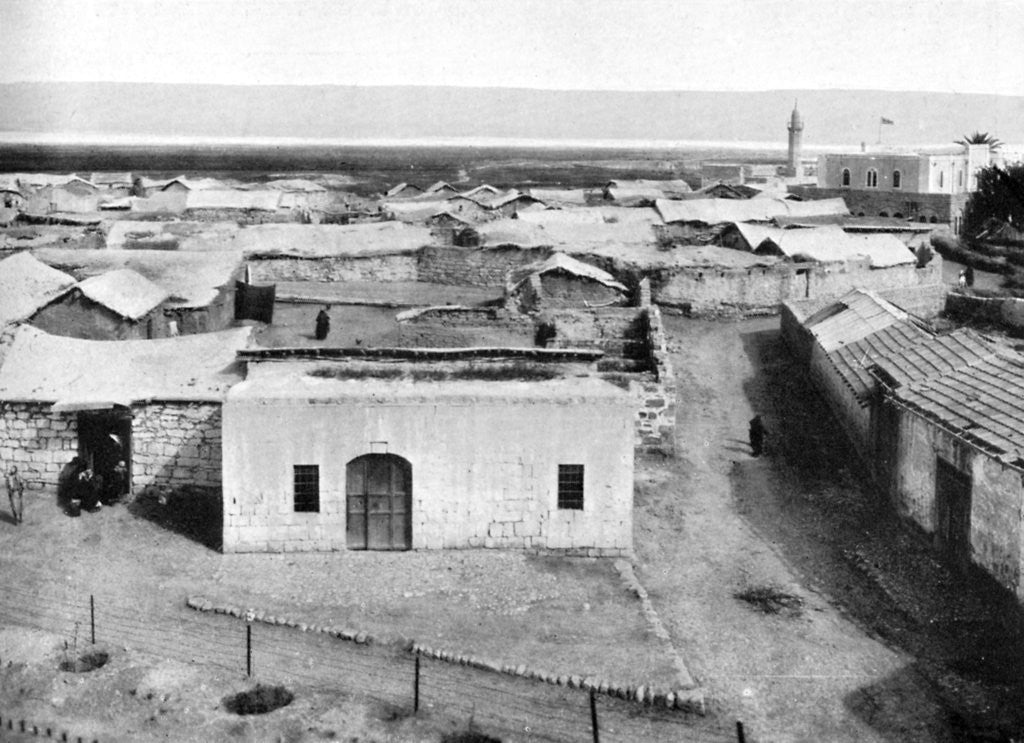 Detail of Jericho and the mountains of Moab by Anonymous