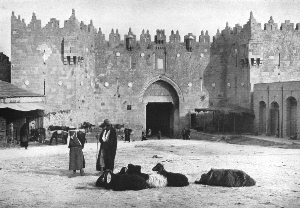 Detail of Damascus Gate, Jerusalem, Israel by Anonymous