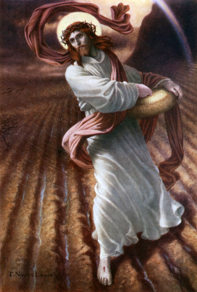 Detail of The Sower by Anonymous