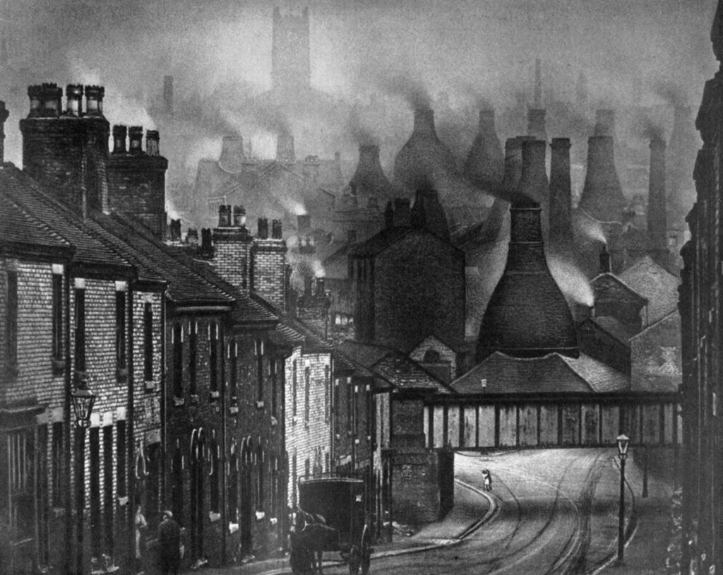 Detail of The potteries by Edgar & Winifred Ward