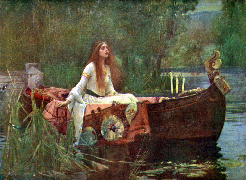 Detail of The Lady of Shalott by John William Waterhouse