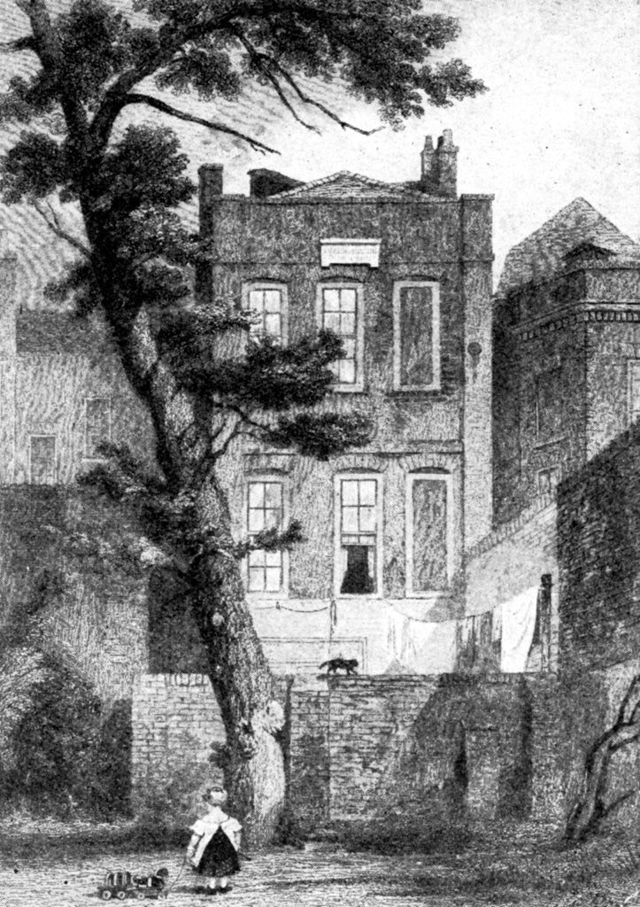 Detail of Milton's House in Petty France, Westminster, London by Rischgitz Collection