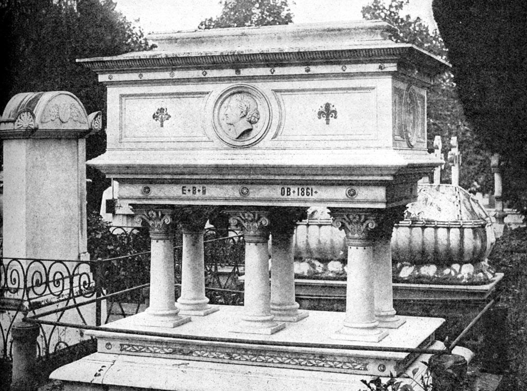 Detail of Tomb of Elizabeth Browning, Florence, design by Lord Leighton by Rischgitz Collection