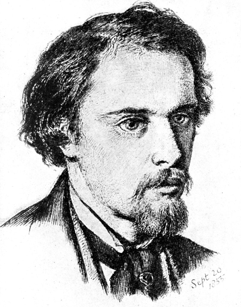 Detail of D.G Rossetti by Rischgitz Collection
