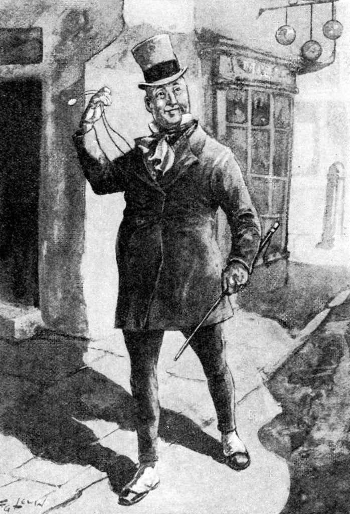 Detail of Mr Micawber by Vandyck Printers Ltd