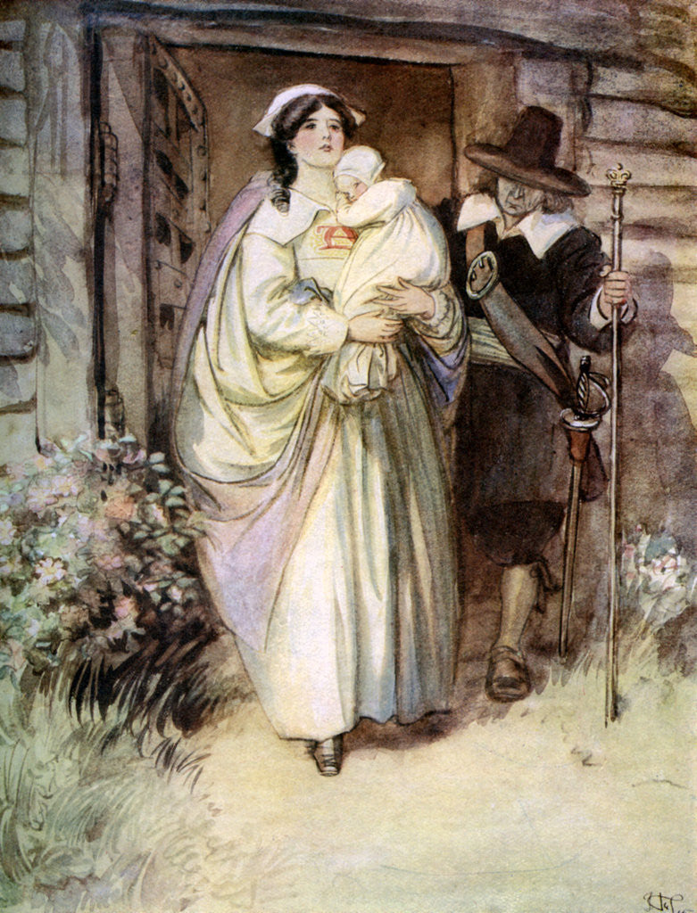 Detail of The Scarlet Letter by Methuen & Co Ltd