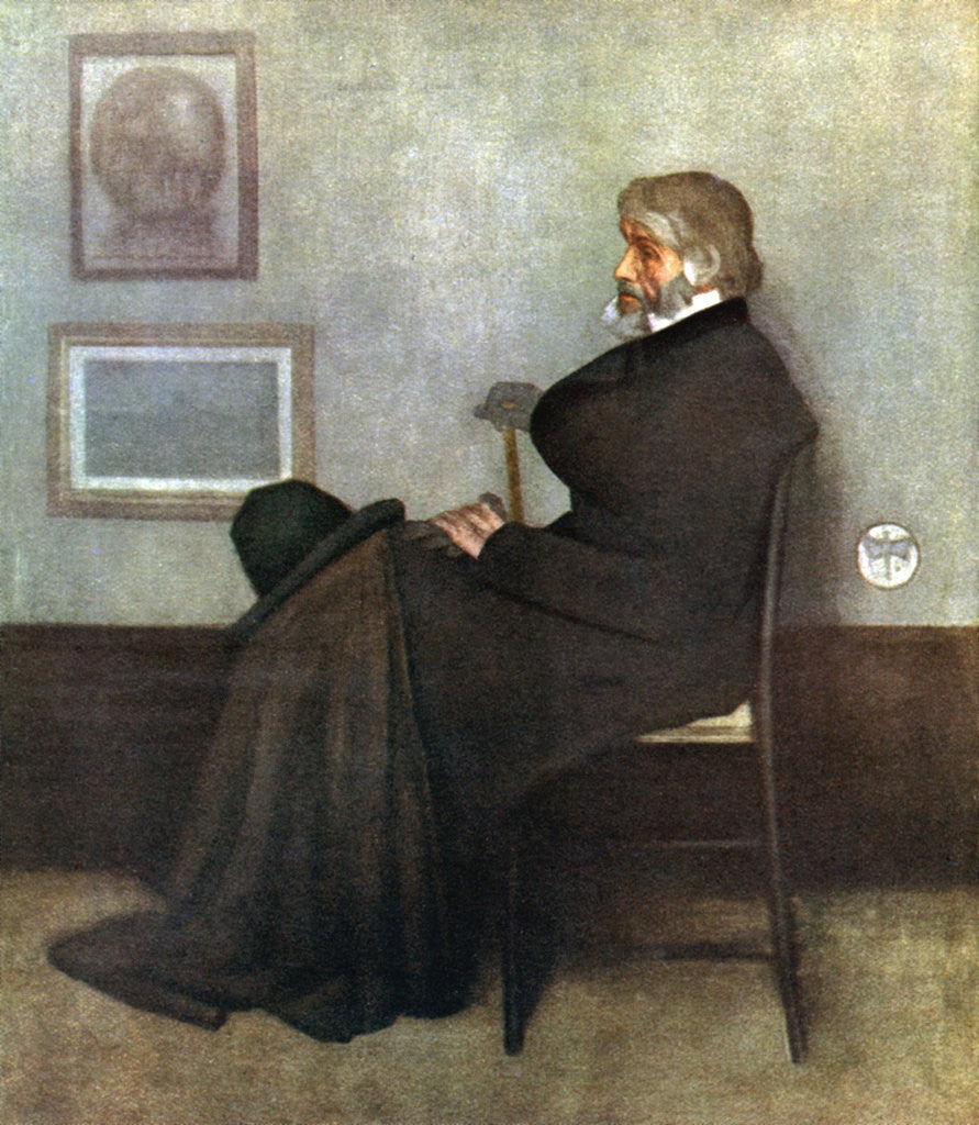 Detail of Thomas Carlyle by Medici Society Ltd